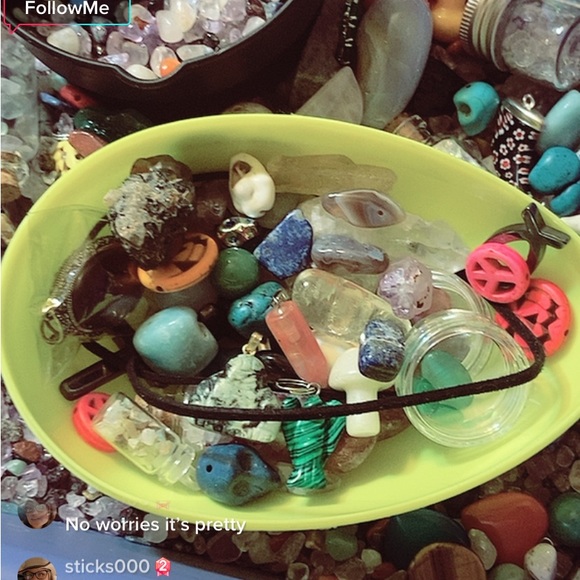 Raw stones 5 ct stones & mystery 3oz lucky scoop wicca diy collectors seasonal - Picture 6 of 14